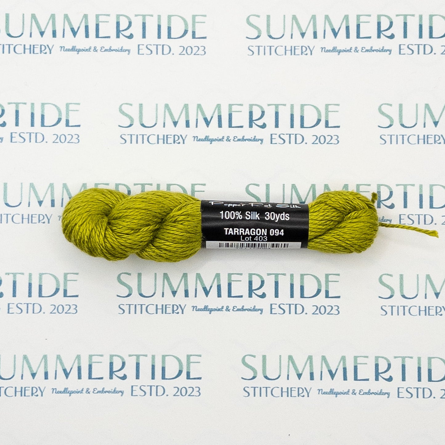 Pepper Pot Silk 094 Tarragon - Summertide Stitchery - Planet Earth Fibers