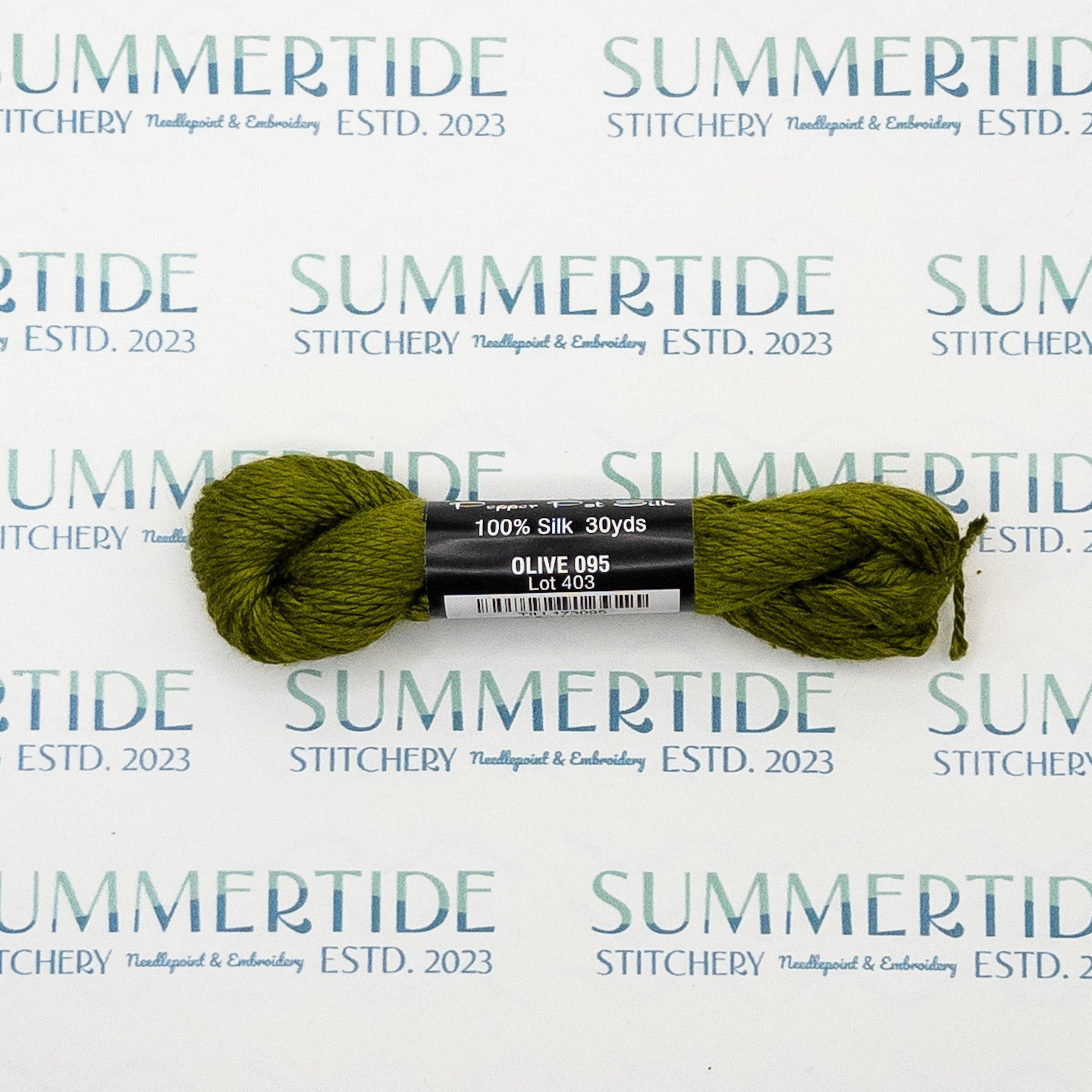 Pepper Pot Silk 095 Olive - Summertide Stitchery - Planet Earth Fibers