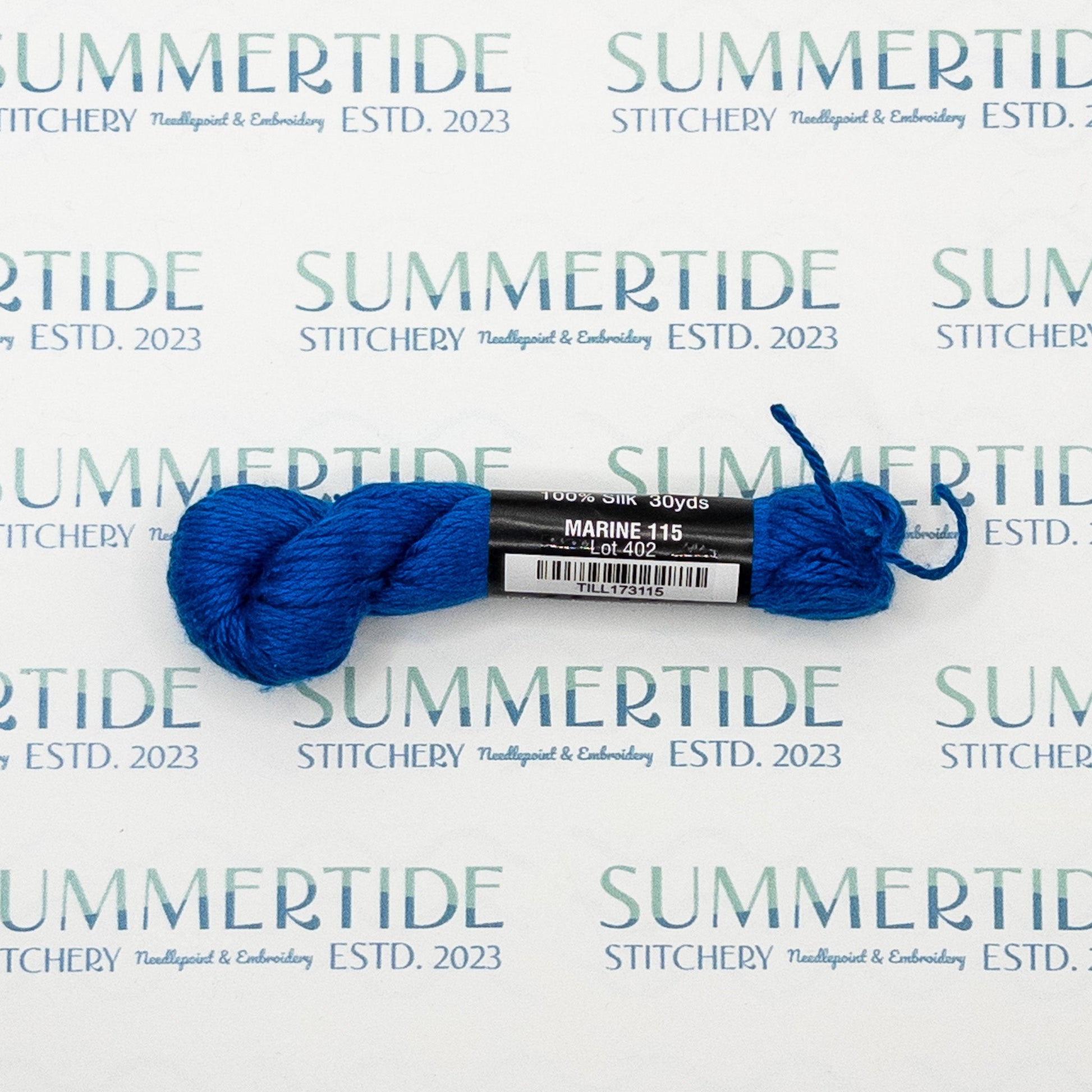 Pepper Pot Silk 115 Marine - Summertide Stitchery - Planet Earth Fibers