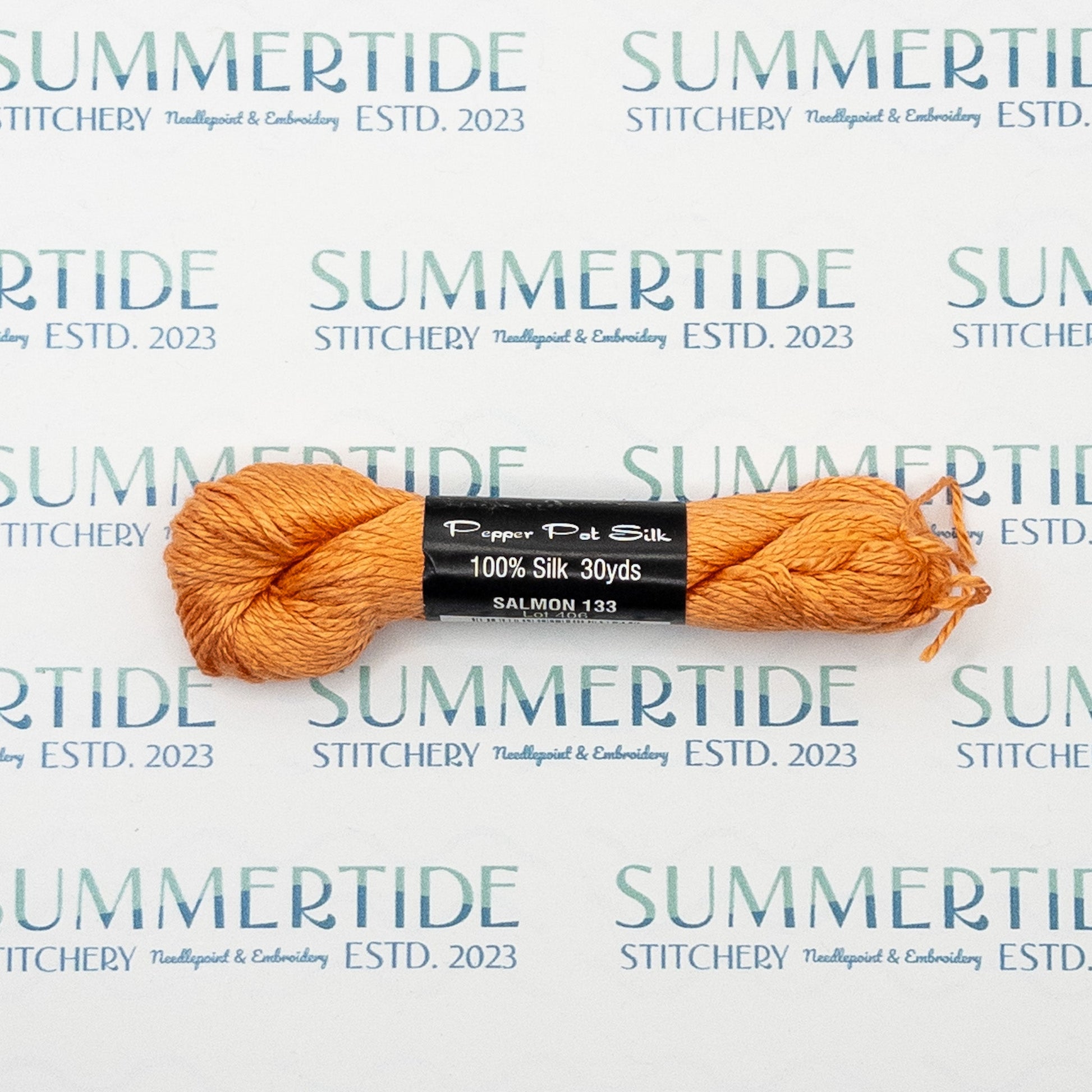 Pepper Pot Silk 133 Salmon - Summertide Stitchery - Planet Earth Fibers