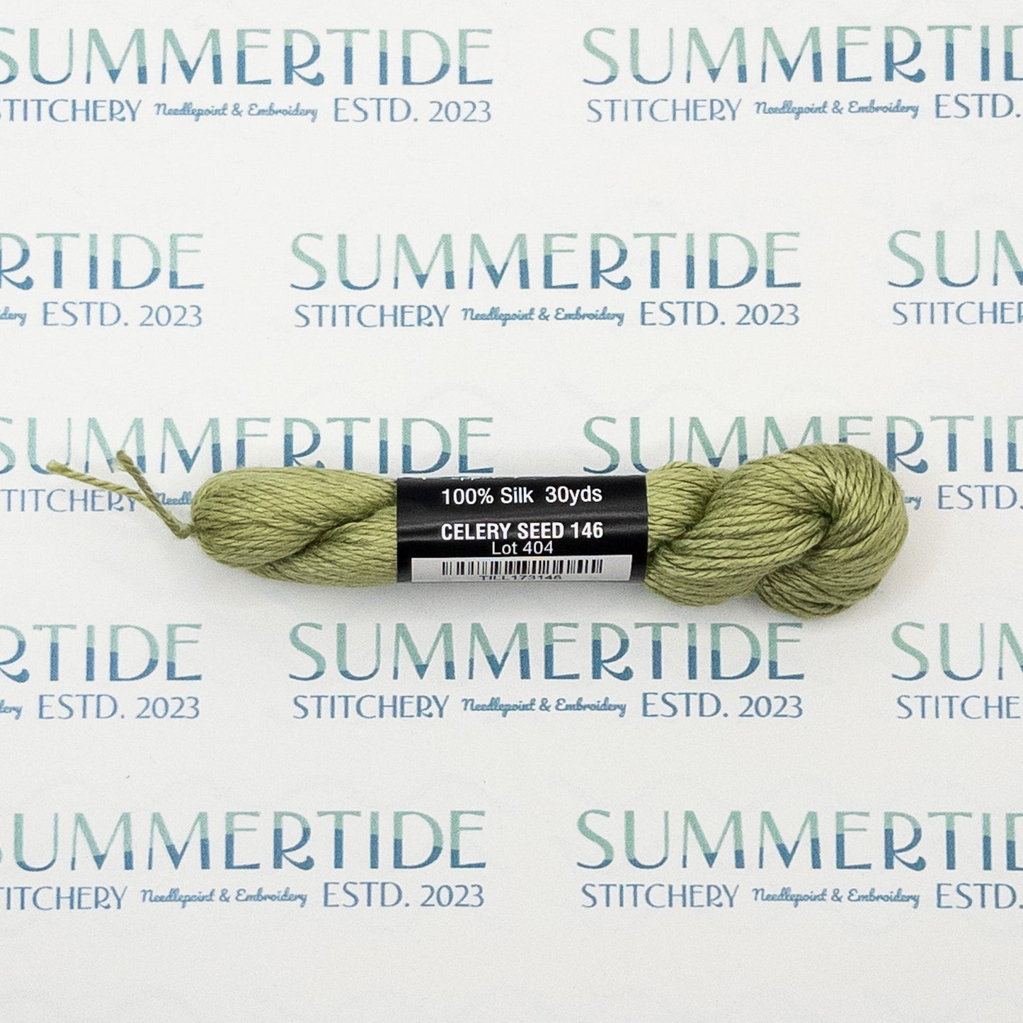 Pepper Pot Silk 146 Celery Seed - Summertide Stitchery - Planet Earth Fibers