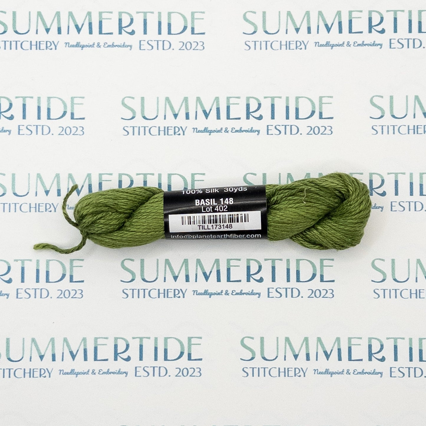 Pepper Pot Silk 148 Basil - Summertide Stitchery - Planet Earth Fibers