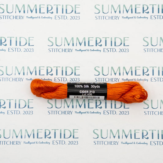 Pepper Pot Silk 213 Cider - Summertide Stitchery - Planet Earth Fibers