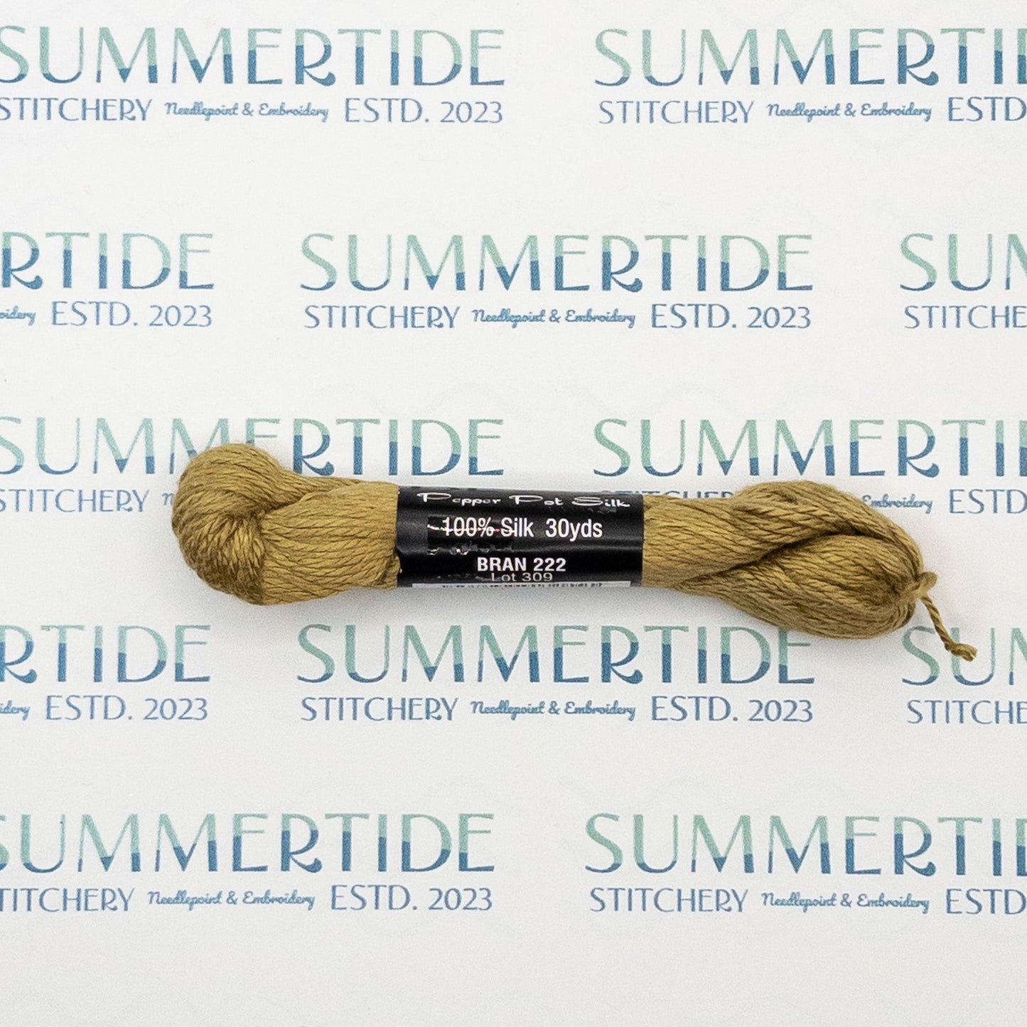 Pepper Pot Silk 222 Bran - Summertide Stitchery - Planet Earth Fibers