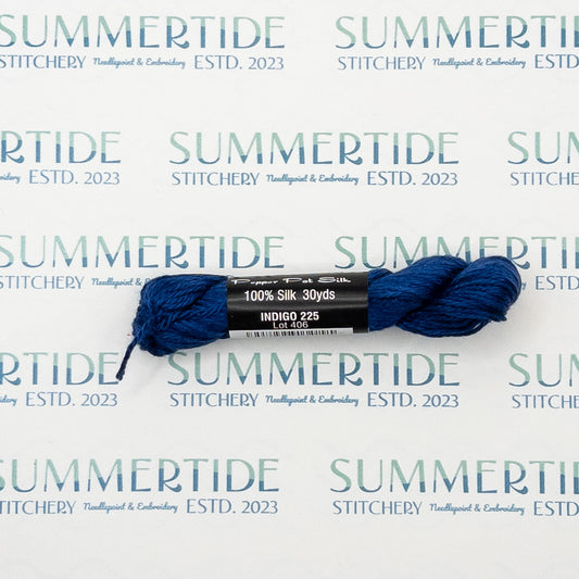 Pepper Pot Silk 225 Indigo - Summertide Stitchery - Planet Earth Fibers