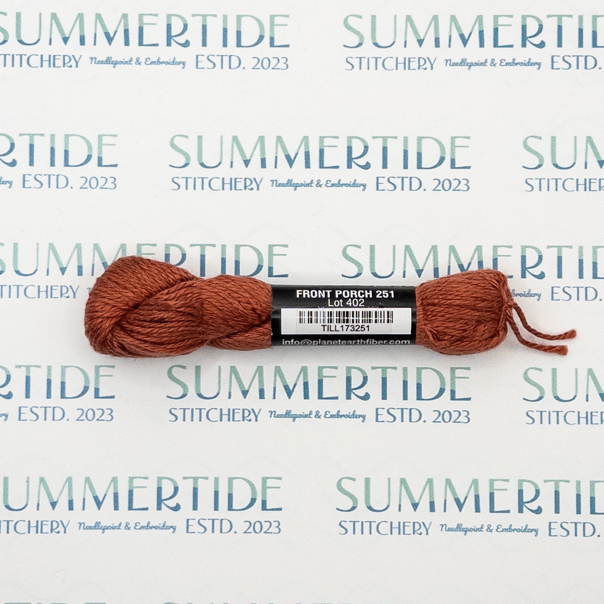 Pepper Pot Silk 251 Front Porch - Summertide Stitchery - Planet Earth Fibers