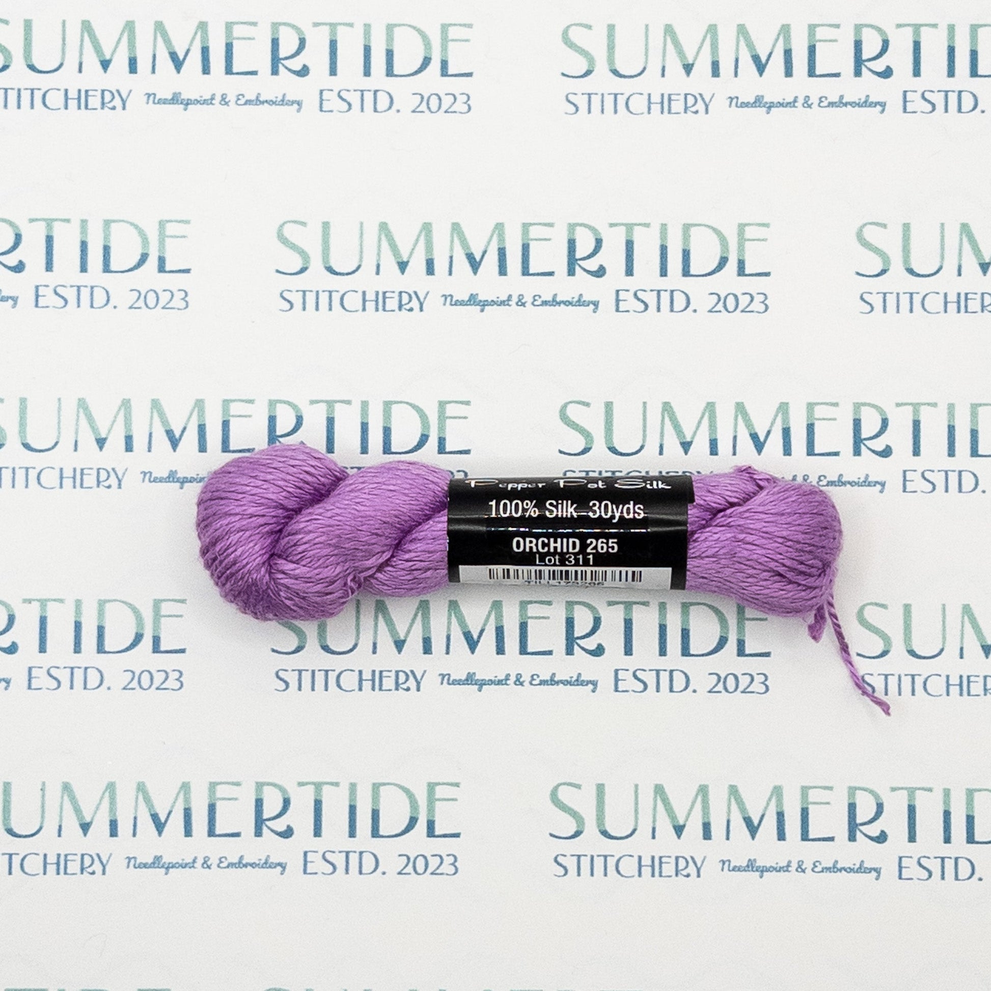 Pepper Pot Silk 265 Orchid - Summertide Stitchery - Planet Earth Fibers