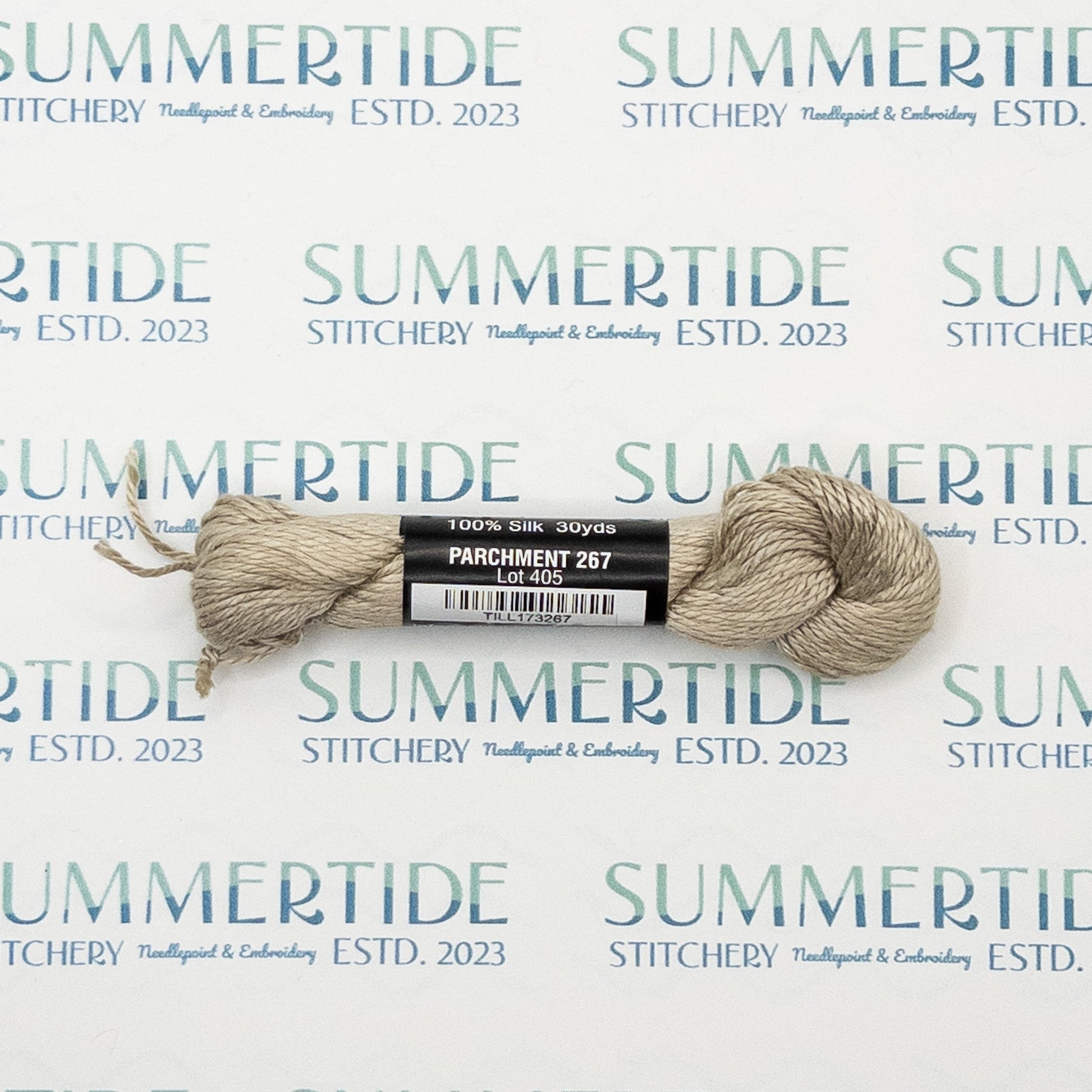 Pepper Pot Silk 267 Parchment - Summertide Stitchery - Planet Earth Fibers