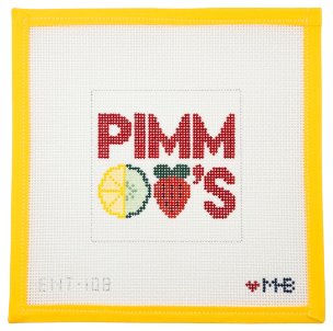 Pimm's Cup Coaster - Summertide Stitchery - LoveMHB Studio