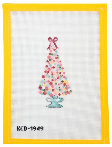 Pink Bauble Christmas Tree - Summertide Stitchery - KCN Designs