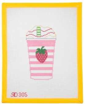 Pink Cup - Summertide Stitchery - Rachel Donley