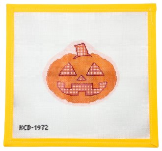 Plaid Pumpkin - Summertide Stitchery - KCN Designs