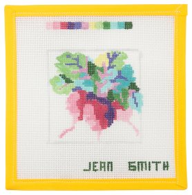 Raddish Coaster - Summertide Stitchery - Jean Smith