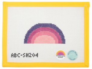 Rainbow Needlepoint - Summertide Stitchery - Atlantic Blue Canvas