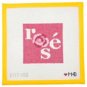 Rosé Coaster - Summertide Stitchery - LoveMHB Studio