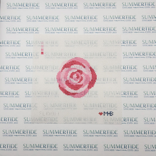 Rose Needlepoint Canvas - Summertide Stitchery - LoveMHB Studio