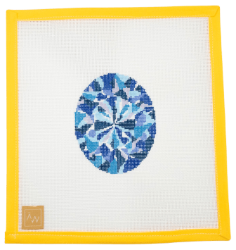 Sapphire Needlepoint Canvas - Summertide Stitchery - Audrey Wu