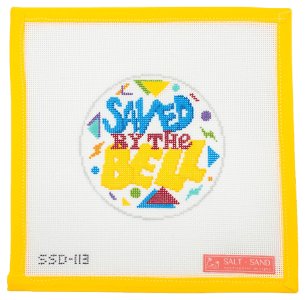 Saved By The Bell Needlepoint Canvas - Summertide Stitchery - Salt + Sand
