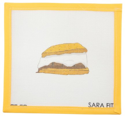 S'mores Needlepoint - Summertide Stitchery - Sara Fitz