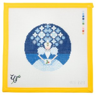 Snow Queen Needlepoint Canvas - Summertide Stitchery - Wipstitch Needleworks