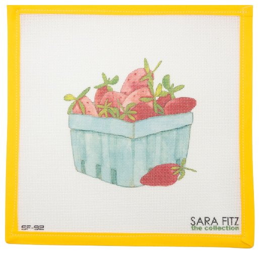 Strawberry Basket - Summertide Stitchery - Sara Fitz