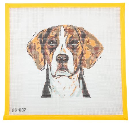 The Hunt (Beagle) Needlepoint Canvas - Summertide Stitchery - Ash + Gin