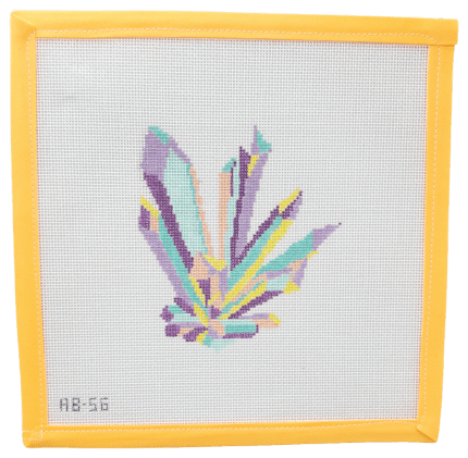 The Kelsey Crystal Needlepoint Canvas - Summertide Stitchery - Alice & Blue