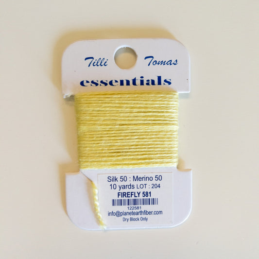 Tilli Tomas Essentials 581 Firefly - Summertide Stitchery - Planet Earth Fibers