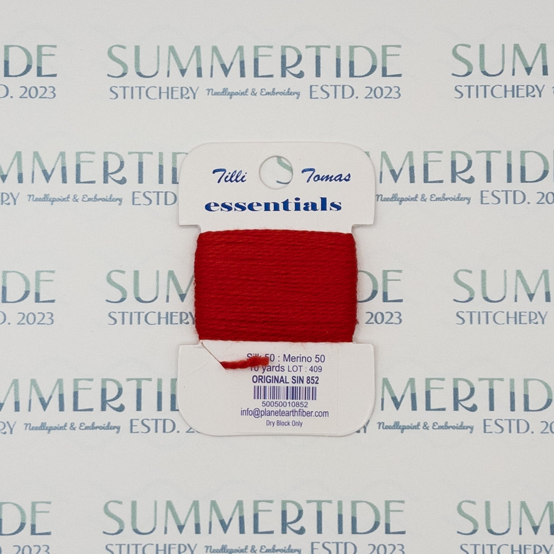 Tilli Tomas Essentials 852 Original Sin - Summertide Stitchery - Planet Earth Fibers