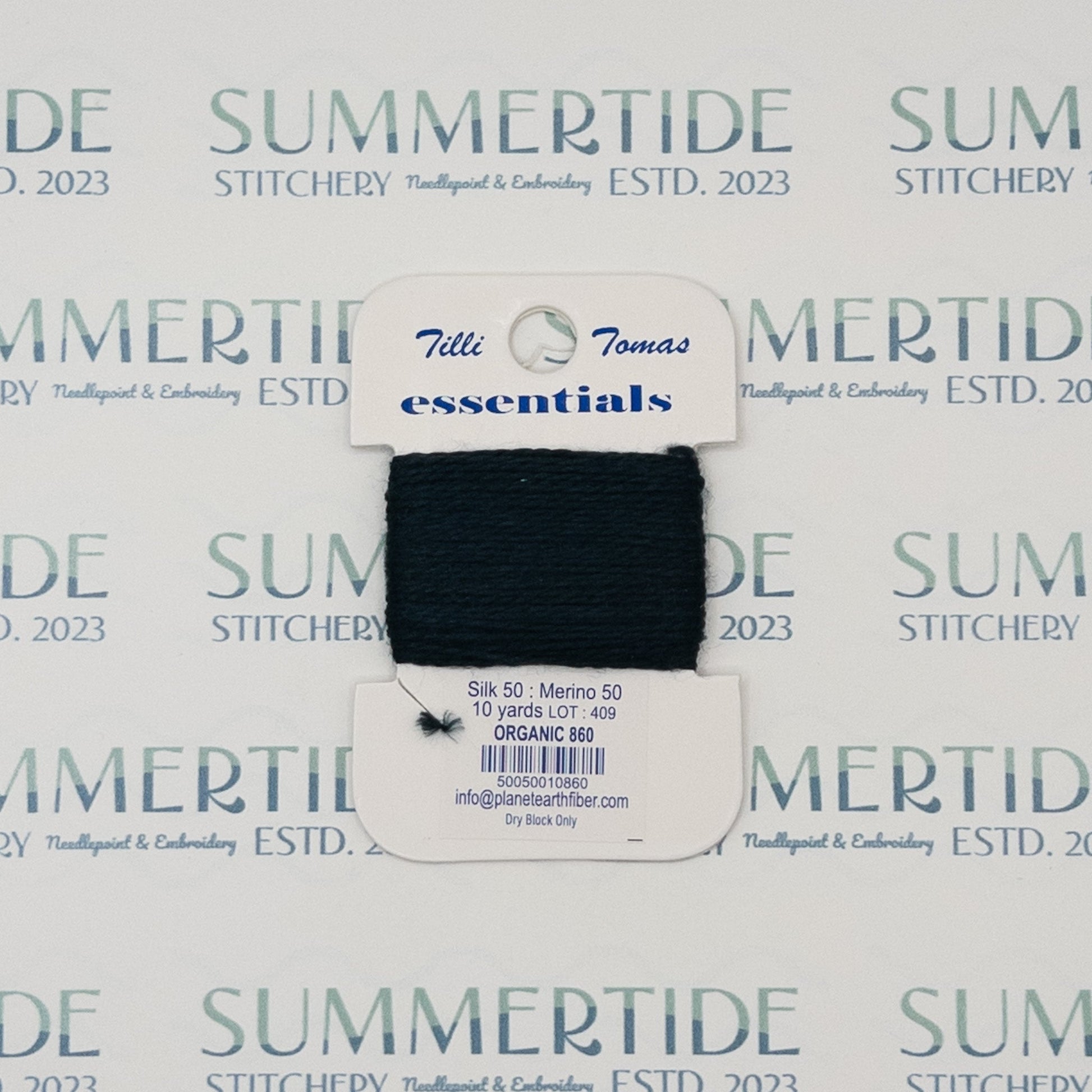 Tilli Tomas Essentials 860 Organic - Summertide Stitchery - Planet Earth Fibers