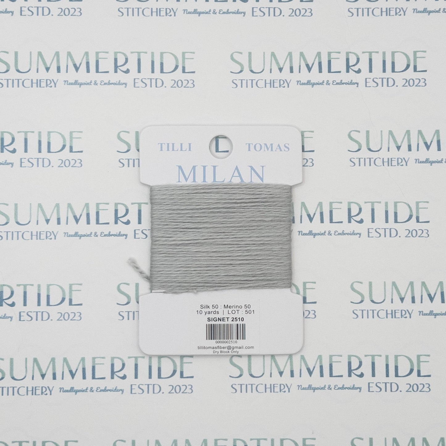 Tilli Tomas Milan Card 2510 Signet - Summertide Stitchery - Planet Earth Fibers