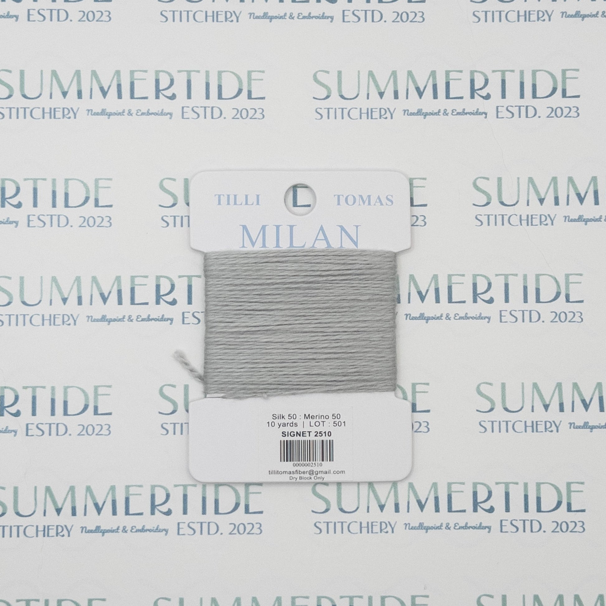 Tilli Tomas Milan Card 2510 Signet - Summertide Stitchery - Planet Earth Fibers