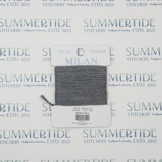 Tilli Tomas Milan Card 2513 Whale - Summertide Stitchery - Planet Earth Fibers