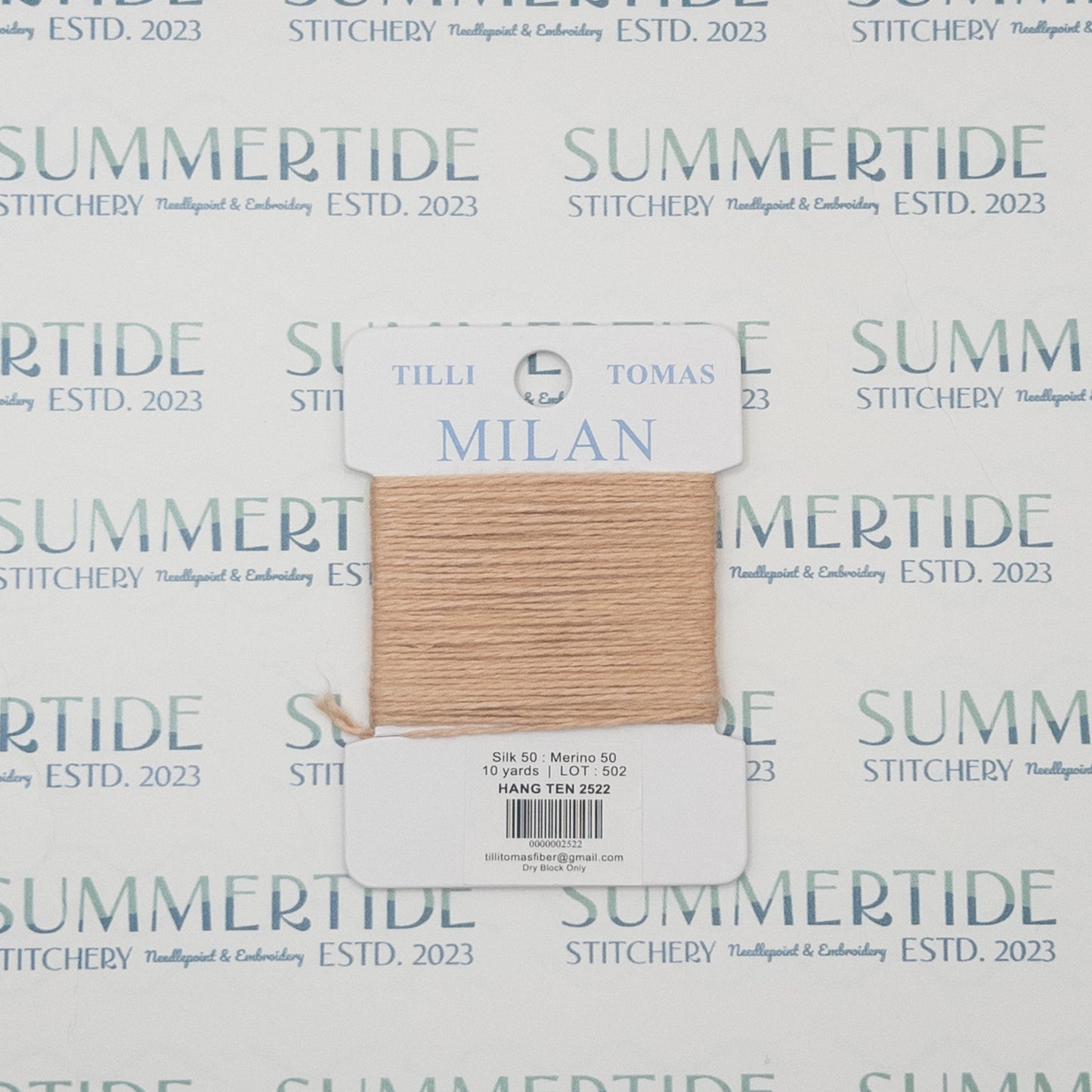 Tilli Tomas Milan Card 2522 Hang Ten - Summertide Stitchery - Planet Earth Fibers