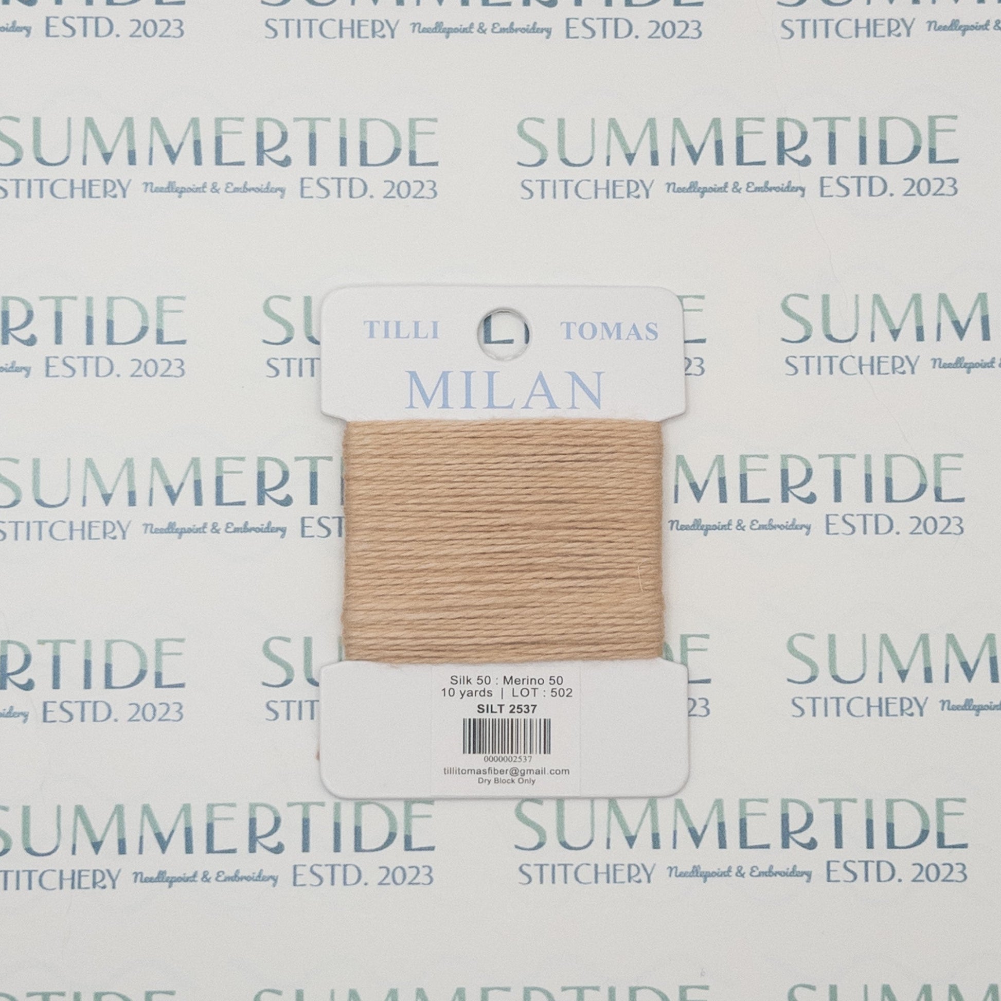 Tilli Tomas Milan Card 2537 Silt - Summertide Stitchery - Planet Earth Fibers