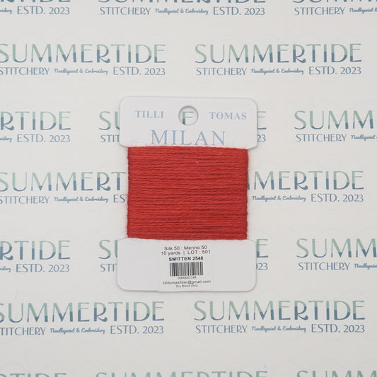 Tilli Tomas Milan Card 2548 Smitten - Summertide Stitchery - Planet Earth Fibers