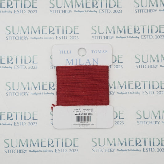 Tilli Tomas Milan Card 2556 Valentine - Summertide Stitchery - Planet Earth Fibers