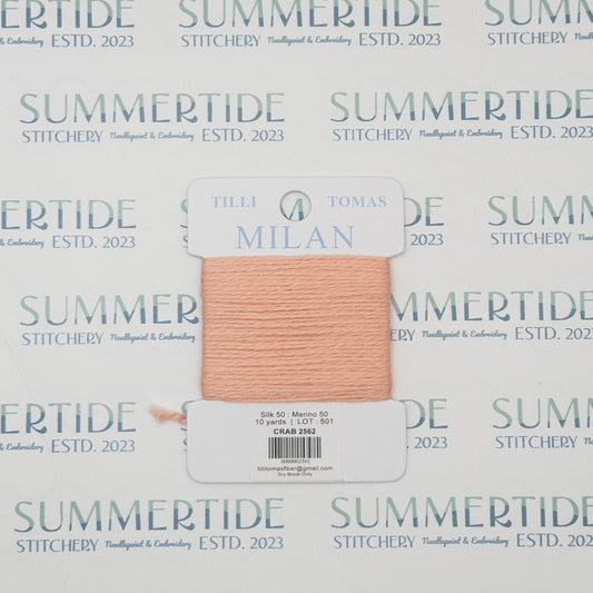 Tilli Tomas Milan Card 2562 Crab - Summertide Stitchery - Planet Earth Fibers