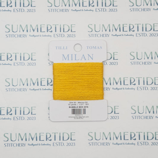 Tilli Tomas Milan Card 2576 Bumble Bee - Summertide Stitchery - Planet Earth Fibers