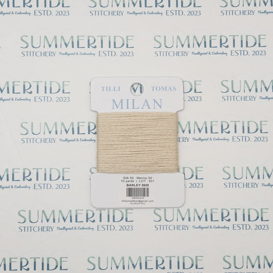 Tilli Tomas Milan Card 2620 Barley - Summertide Stitchery - Planet Earth Fibers
