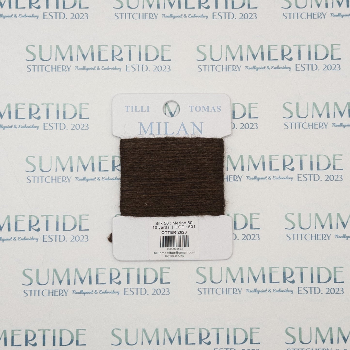 Tilli Tomas Milan Card 2628 Otter - Summertide Stitchery - Planet Earth Fibers