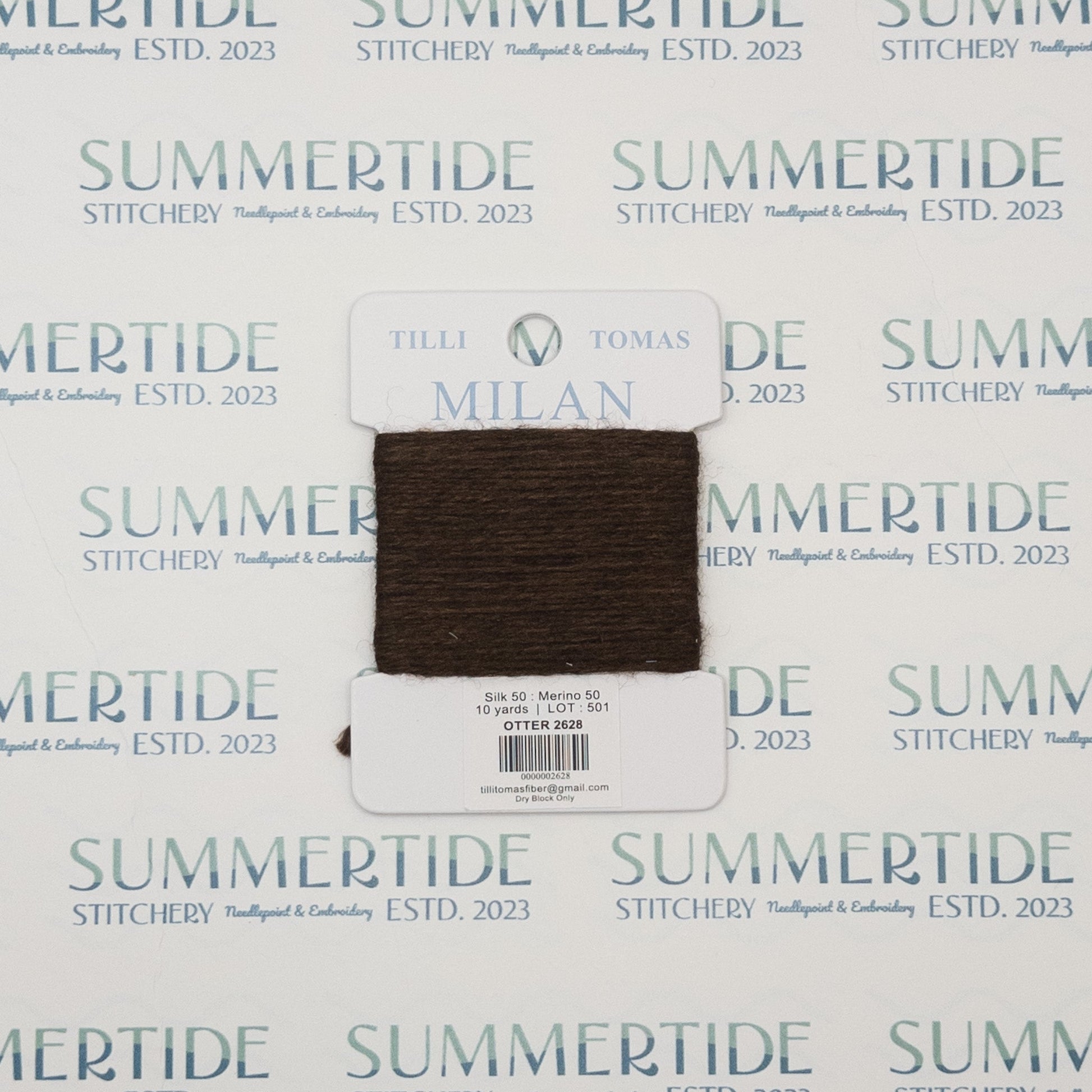 Tilli Tomas Milan Card 2628 Otter - Summertide Stitchery - Planet Earth Fibers