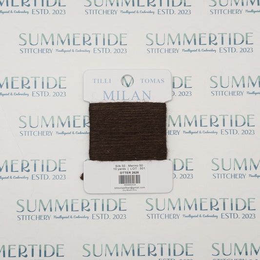 Tilli Tomas Milan Card 2628 Otter - Summertide Stitchery - Planet Earth Fibers