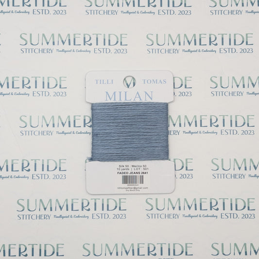 Tilli Tomas Milan Card 2641 Faded Jeans - Summertide Stitchery - Planet Earth Fibers