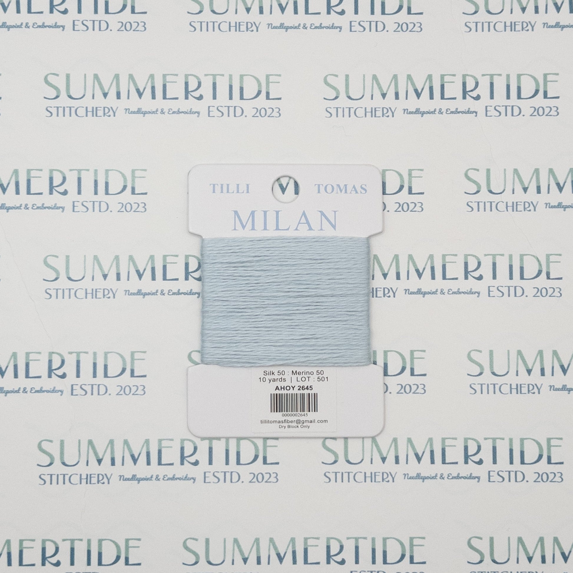 Tilli Tomas Milan Card 2645 Ahoy - Summertide Stitchery - Planet Earth Fibers