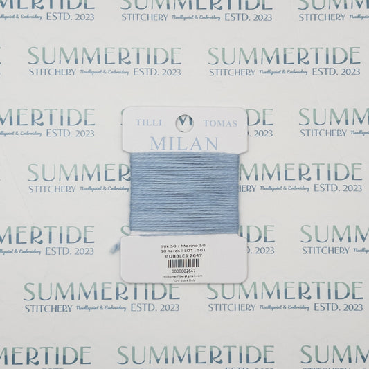 Tilli Tomas Milan Card 2647 Bubbles - Summertide Stitchery - Planet Earth Fibers