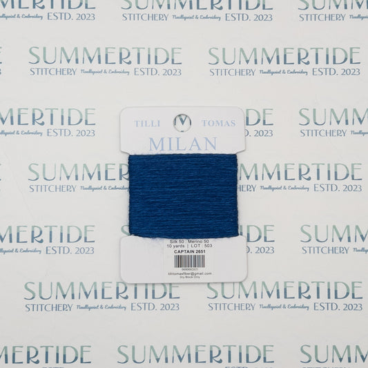 Tilli Tomas Milan Card 2651 Captain - Summertide Stitchery - Planet Earth Fibers