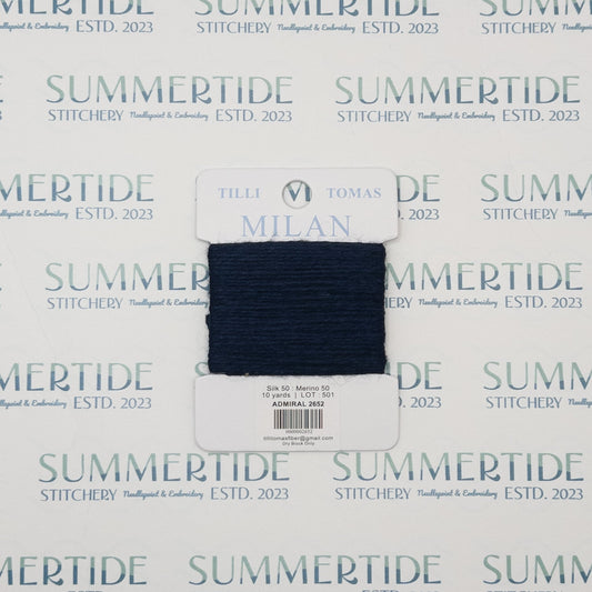Tilli Tomas Milan Card 2652 Admiral - Summertide Stitchery - Planet Earth Fibers