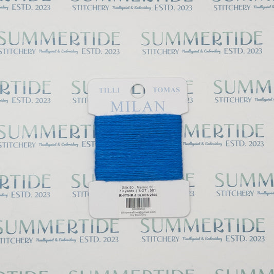 Tilli Tomas Milan Card 2664 Rhythm & Blues - Summertide Stitchery - Planet Earth Fibers