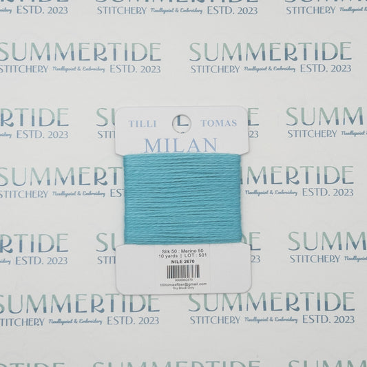 Tilli Tomas Milan Card 2670 Nile - Summertide Stitchery - Planet Earth Fibers